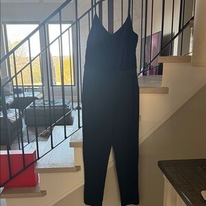 Black Halo Classic Black Jumpsuit
